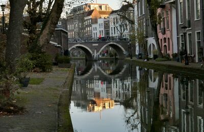 Netherlands photos - Oudegracht, Utrecht