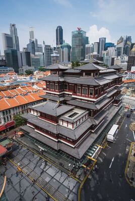 Picture of Buddha Tooth Relic Temple - Elevated Viewpoint - Buddha Tooth Relic Temple - Elevated Viewpoint