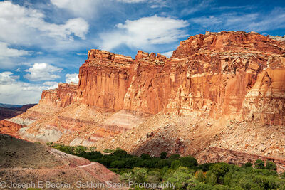 View from the trail on the switchbacks above Fruita