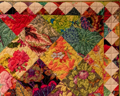 Quilting detail of 