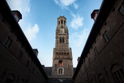pictures of Bruges - Belfort Tower - Exterior