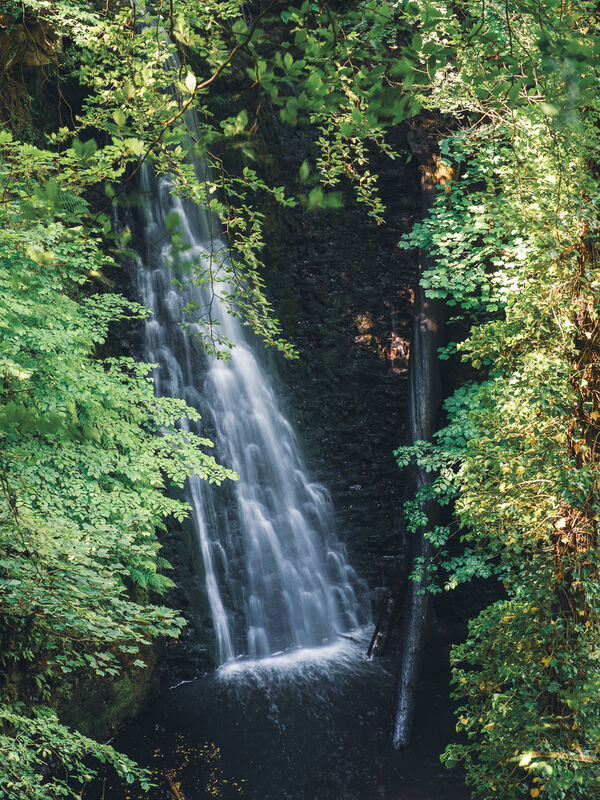 The main waterfall