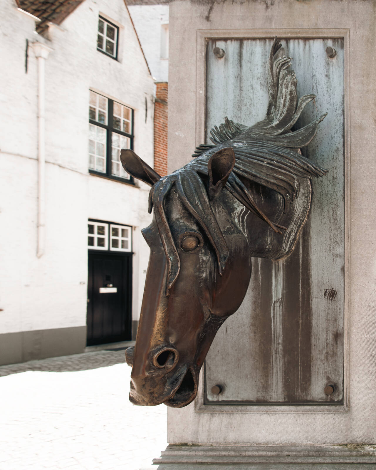 Image of Horse Head Drinking Fountain by Louise Browne