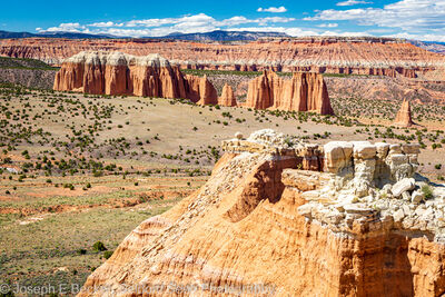 Image of Upper Cathedral Valley Overlook - Upper Cathedral Valley Overlook