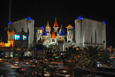 photo spots in Las Vegas - Excalibur