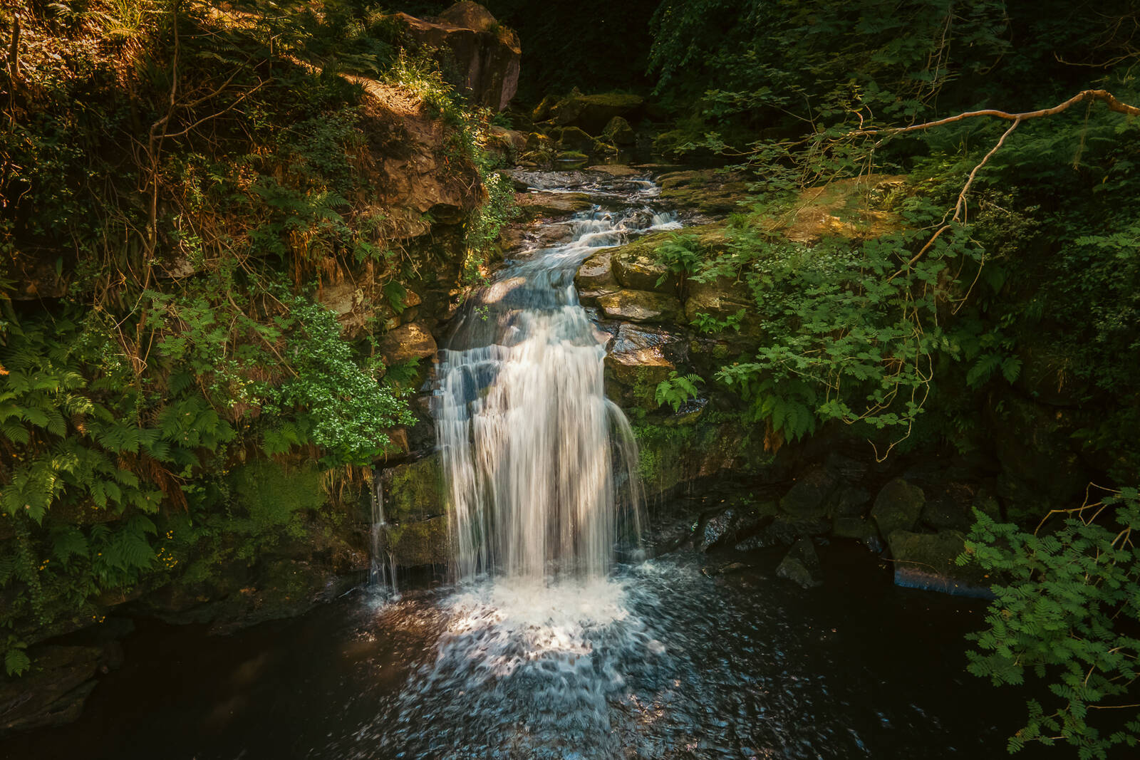 Image of Thomason Foss Waterfall by James Billings.