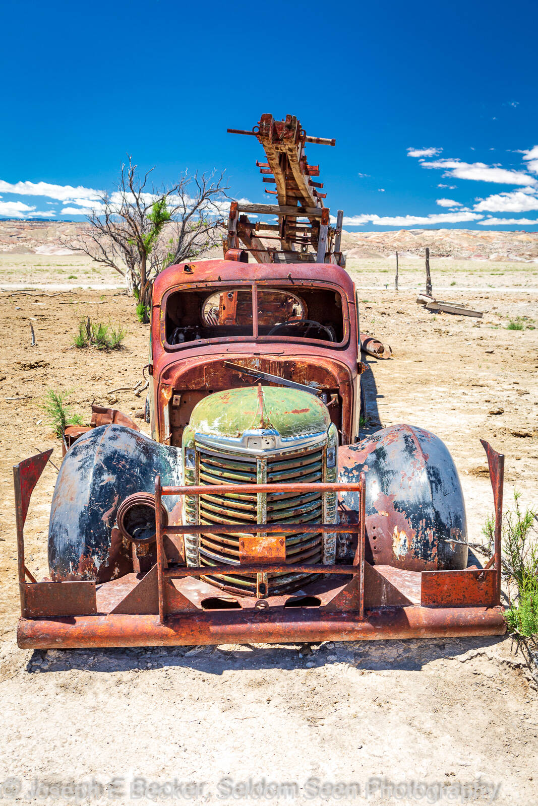 Image of Cathedral Valley Old Truck by Joe Becker