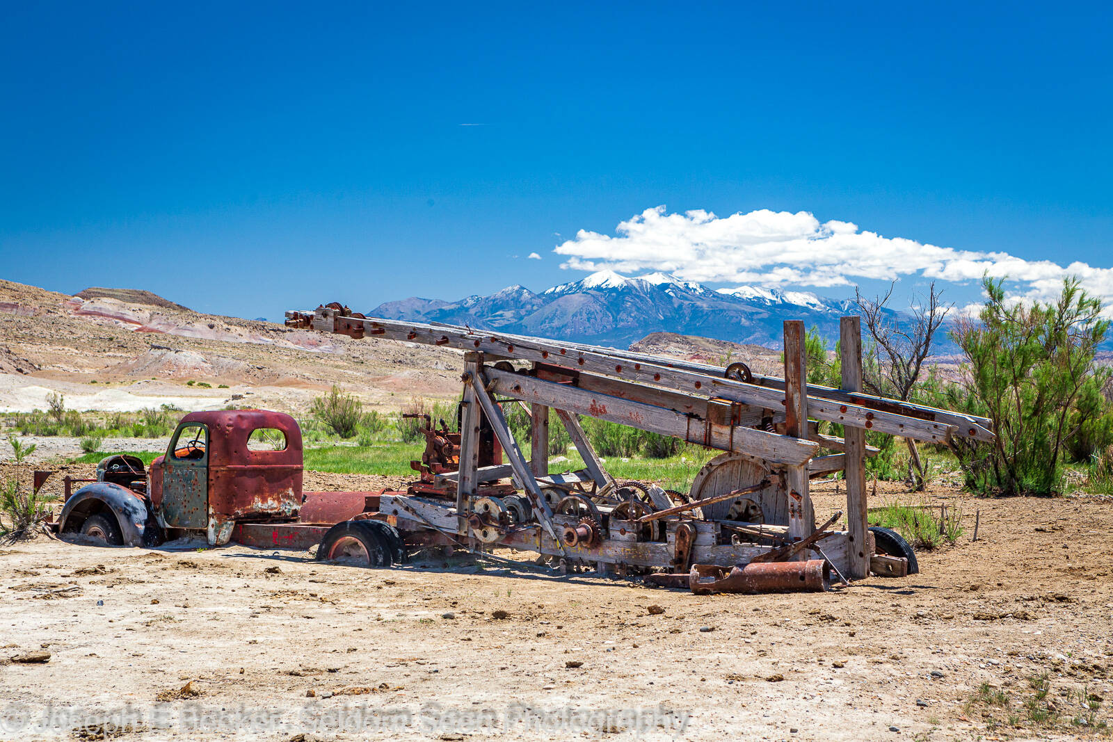 Image of Cathedral Valley Old Truck by Joe Becker