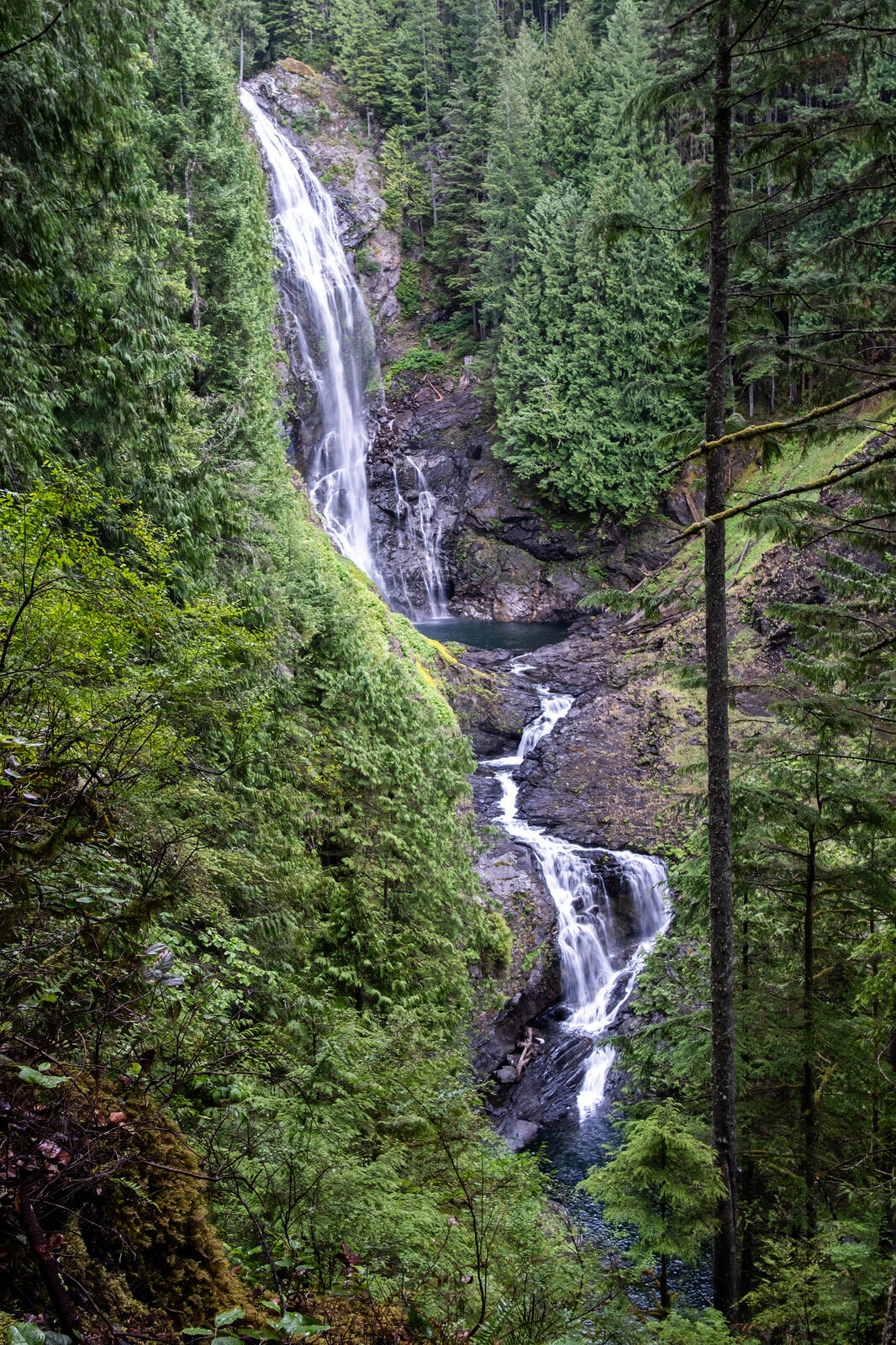 Image of Wallace Falls State Park - Middle Falls by Arnie Lund