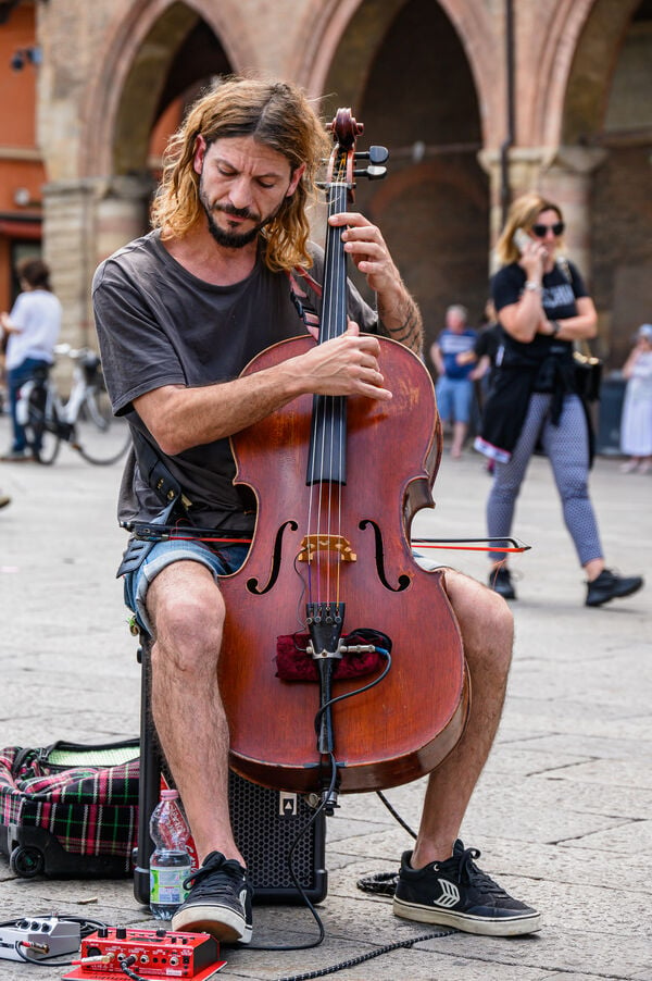 Piazza Maggiore Street Musician