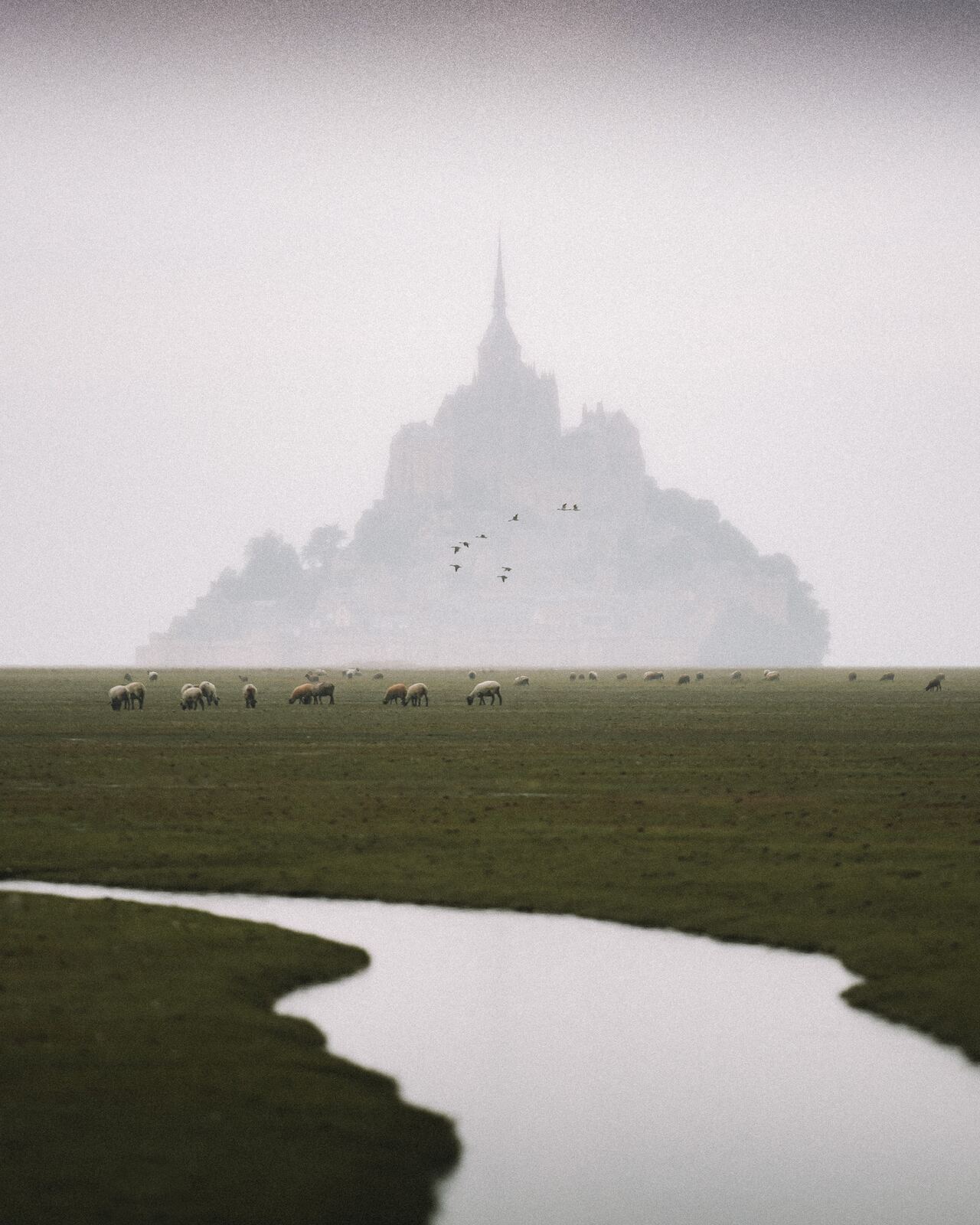 Image of Mont Saint-Michel leading lines by Team PhotoHound