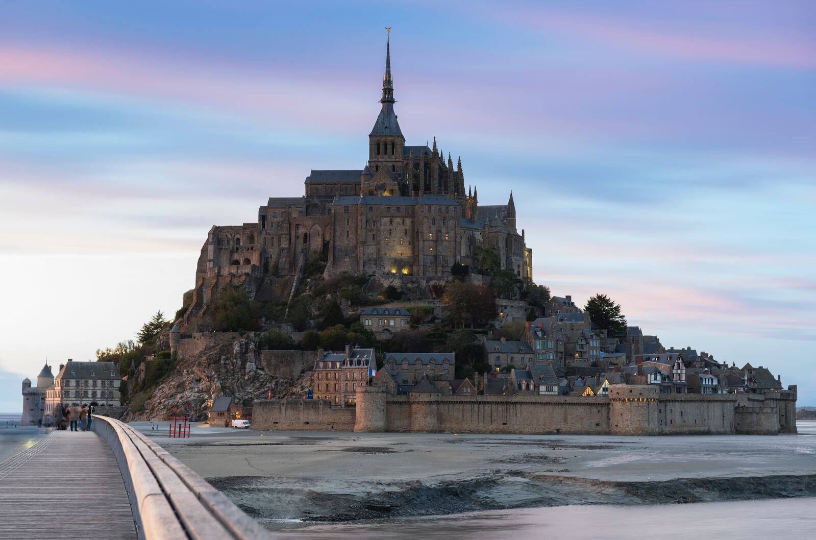 Image of Mont Saint-Michel from the Causeway  by Team PhotoHound