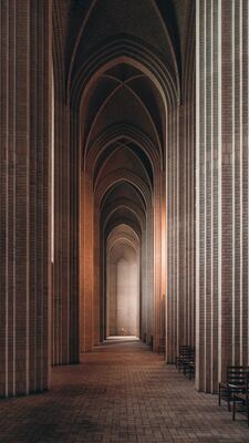 Denmark images - Grundtvig's Church - Interior