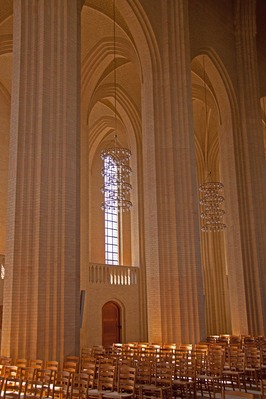 Denmark pictures - Grundtvig's Church - Interior