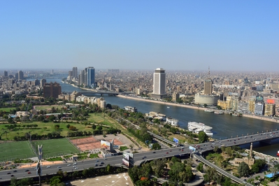 Zamalek instagram spots - View from Cairo Tower