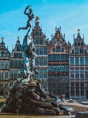 pictures of Belgium - Antwerp Grote Markt 