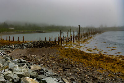 Jetty remains; facing south.