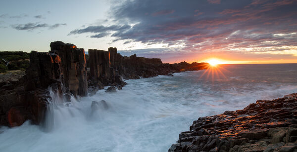 Sunrise at the fantastic Bombo Quarry. Absolutely worth visiting if you get the chance.