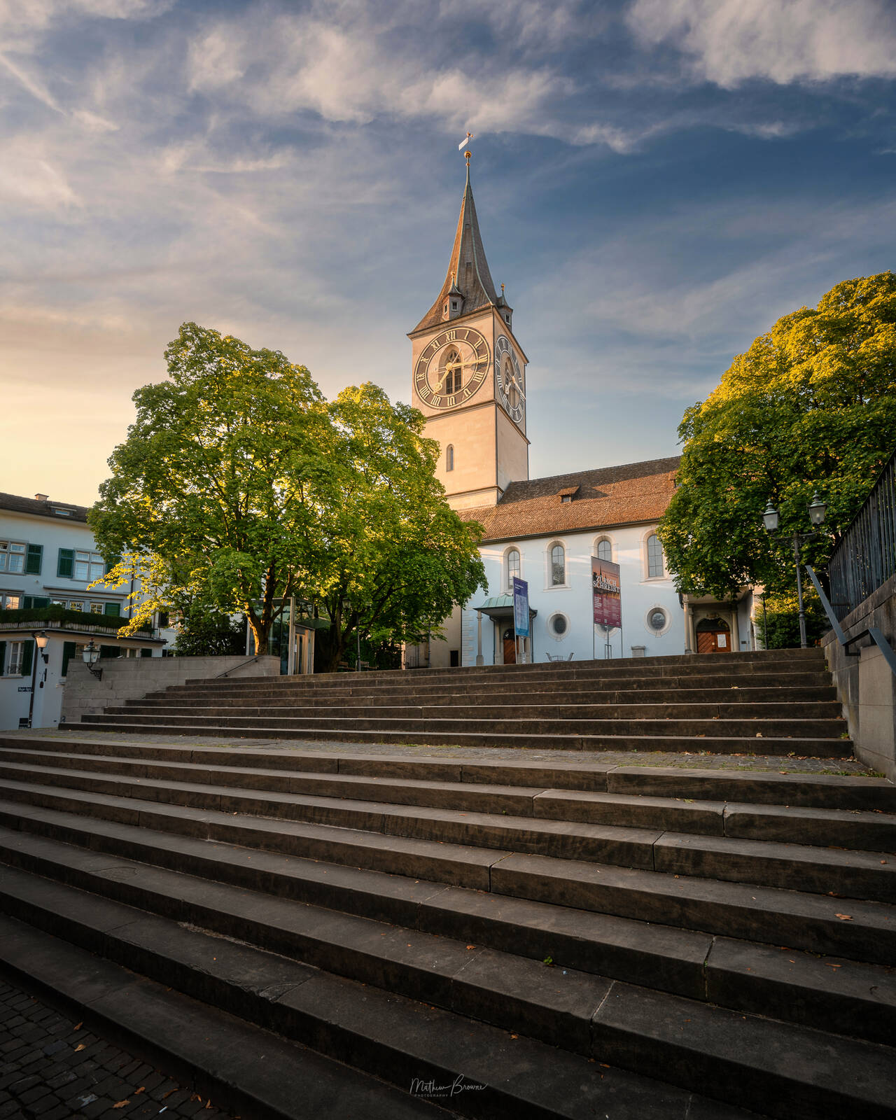Image of Zurich St Peter\'s Church by Mathew Browne
