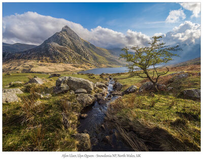 pictures of North Wales - Afon Lloer & Tryfan