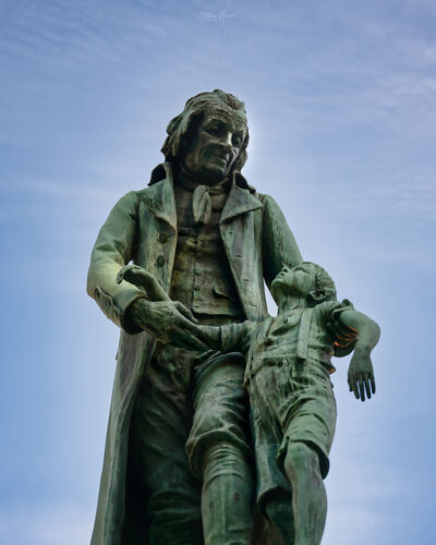Distretto Di Maloggia instagram locations - Johann Heinrich Pestalozzi Statue