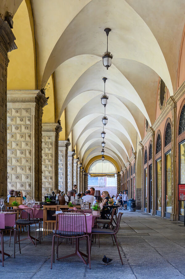 Portico of Palazzo del Podestà