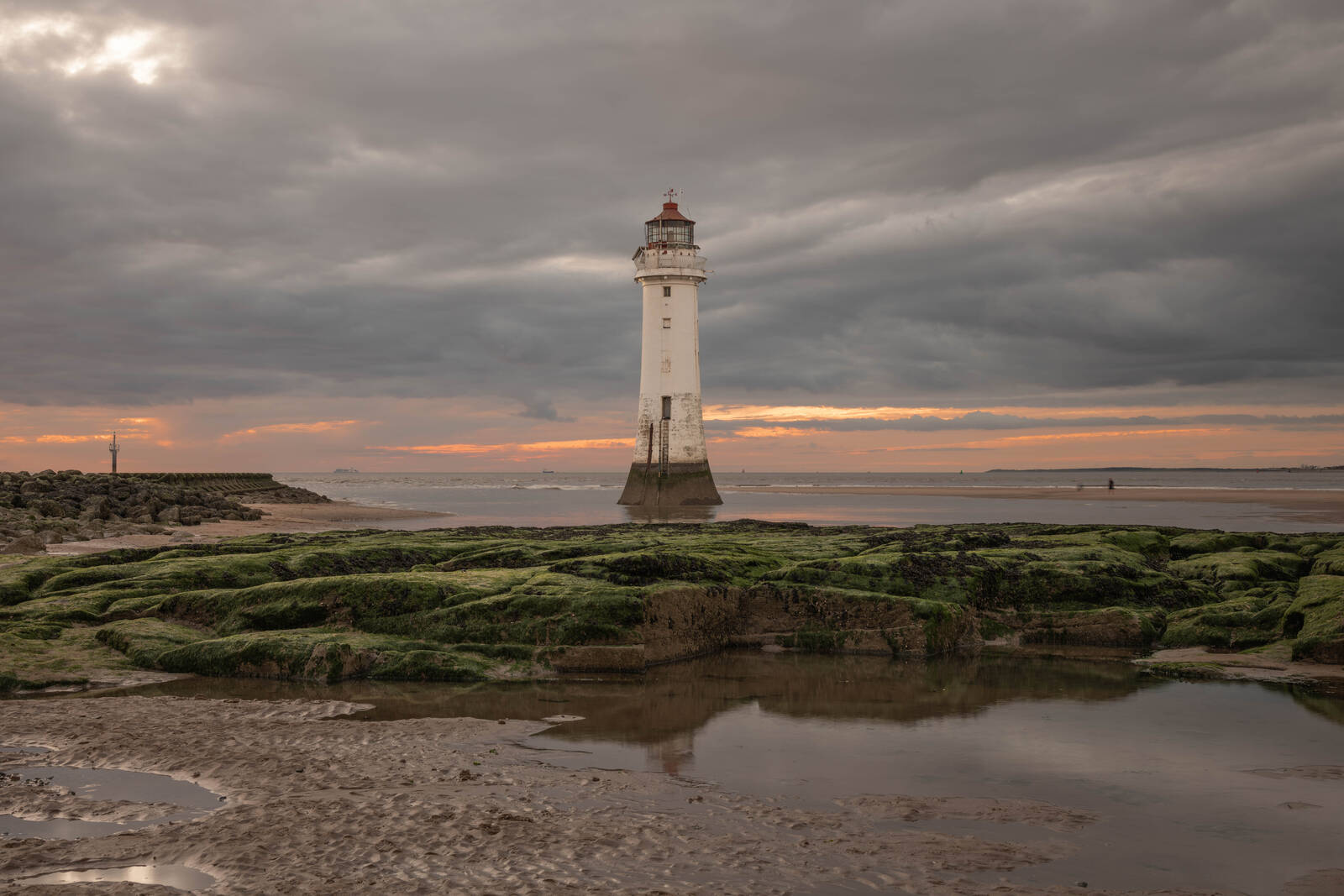 Image of New Brighton Lighthouse & Fort Perch Rock by michael bennett