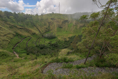 View into Wolobobo crater