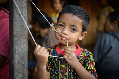 Bena Traditional Village - small boy portrait