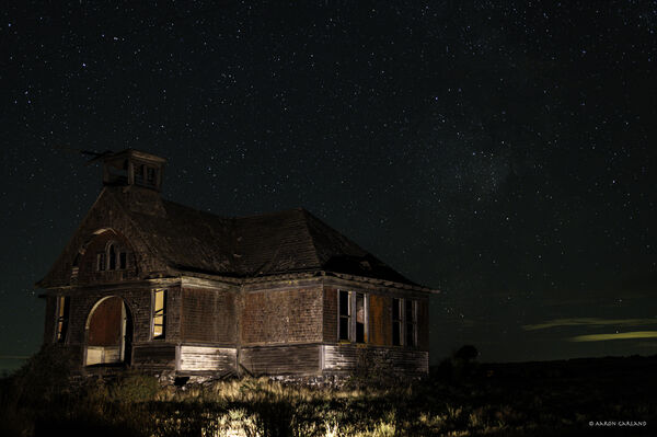 Met up with some fellow astrophotographers who provided some effective foreground lighting. ISO 3200 - 50mm - f/1.8 - 4 sec