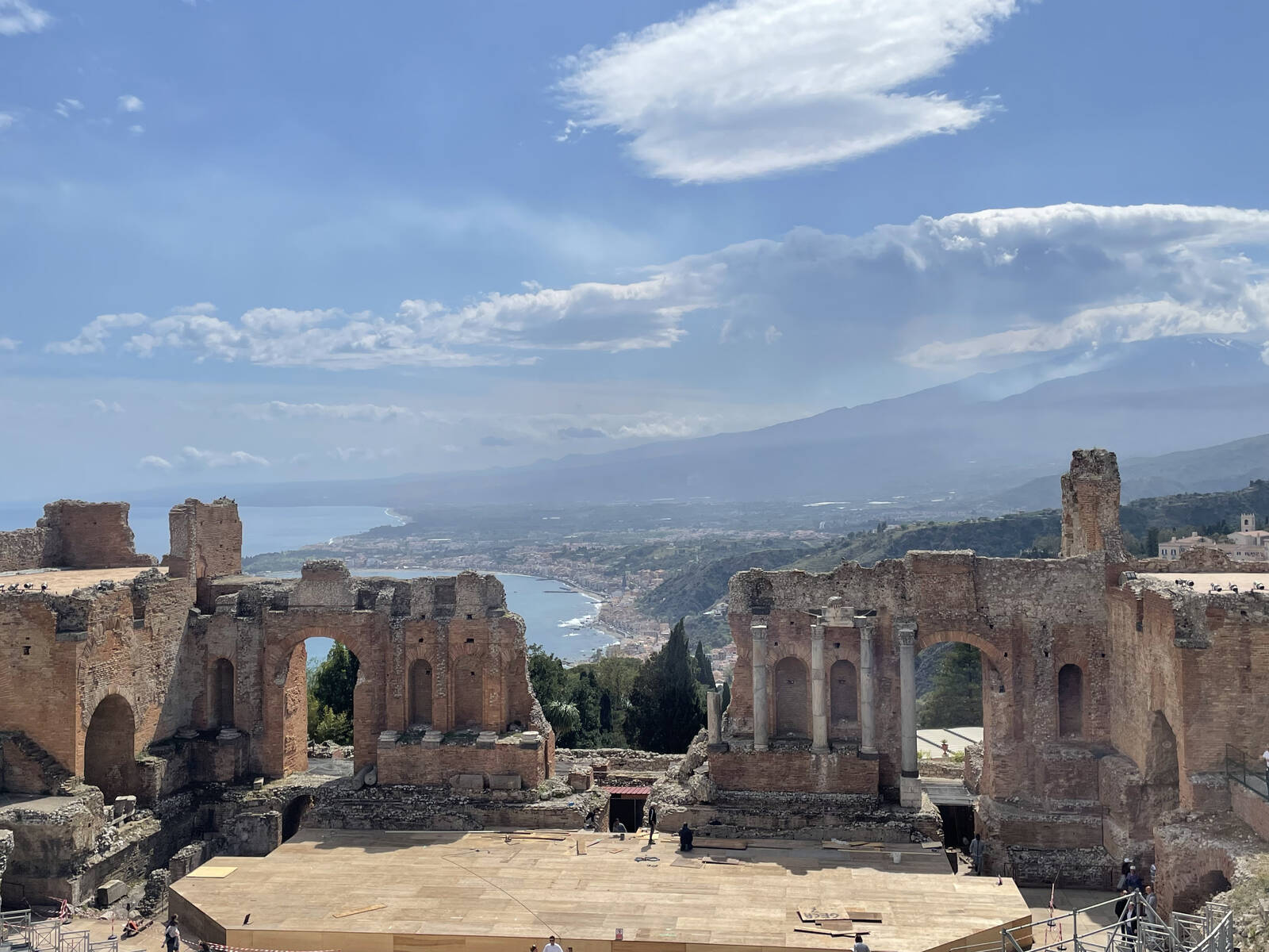 Image of The Greek Theatre of Taormina by Jules Renahan