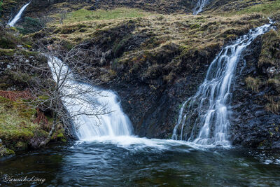 One of the waterfalls on Newlands Beck.