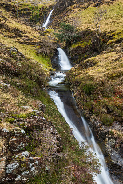 Some of the waterfalls on Newlands Beck.