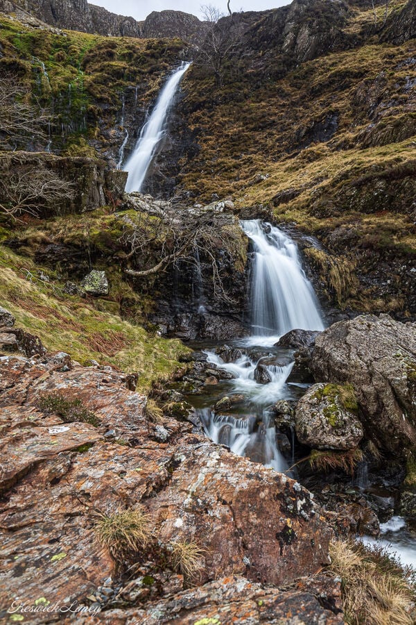Some of the waterfalls on Newlands Beck.