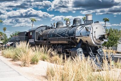 The  #2355 was the third locomotive in a series of ten identical 4-6-0 locomotives constructed for the Southern Pacific with the Class T-31 designation. There is only one other example of the T-31 class that survived, the # 2353, on exhibit in Campo, California.  The # 2355 operated several million miles during its 45 years of service, until it was relegated to standby service as the Southern Pacific and other railroads were converting to diesel power. Southern Pacific retired #2355 in late 1957 and it was set for scrapping when it was given to the City of Mesa for exhibit. A donation ceremony was held on April 12, 1958.