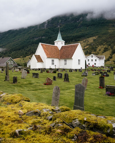 photography spots in Norway - Olden Old Church
