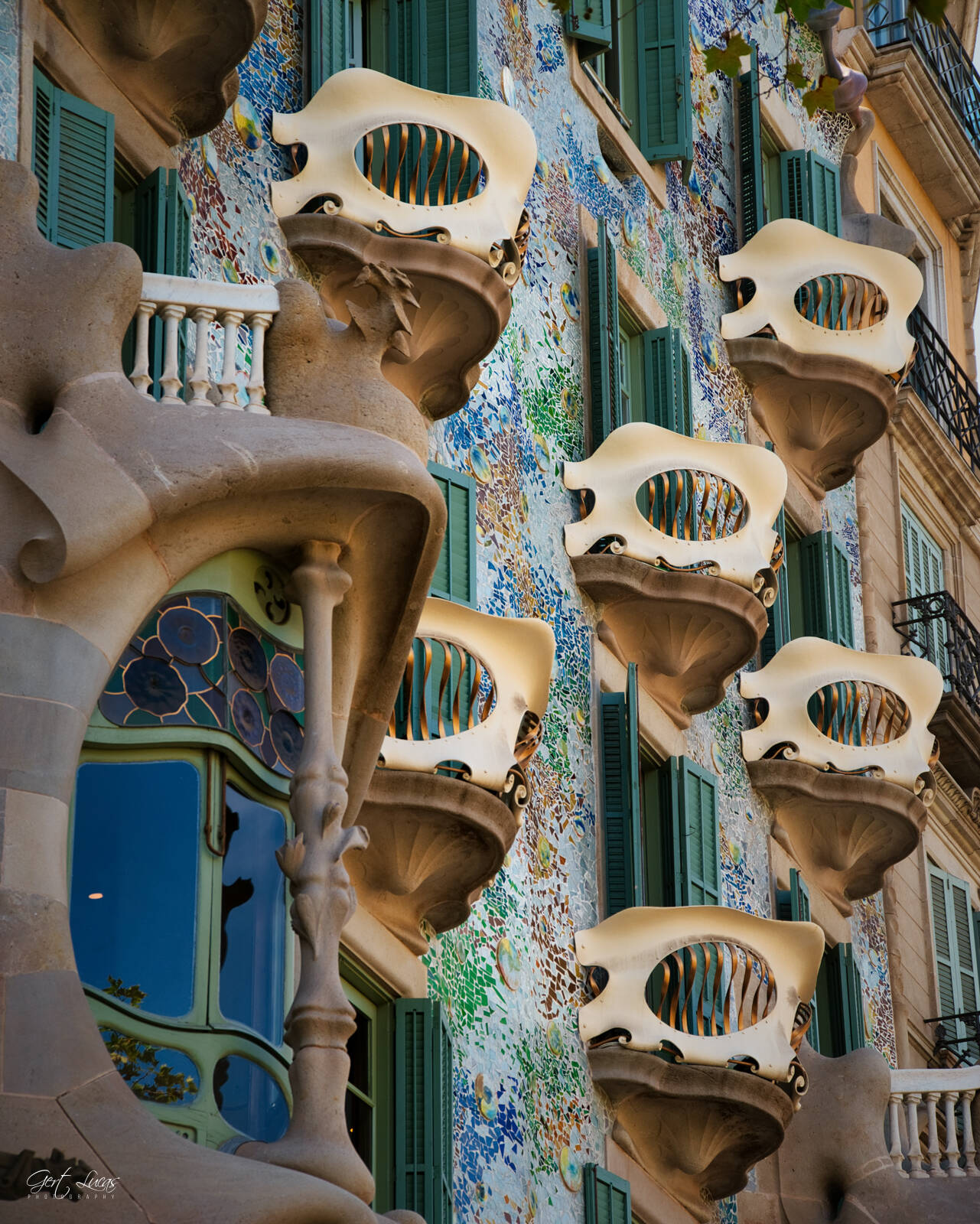 Image of Casa Batlló - Exterior by Gert Lucas