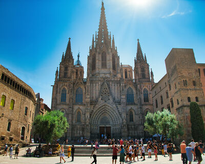 instagram locations in Barcelona - Placita de la Seu - Barcelona Cathedral