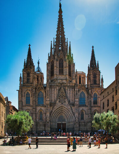 Spain pictures - Placita de la Seu - Barcelona Cathedral