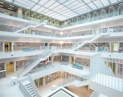 pictures of Germany - Stuttgart Library