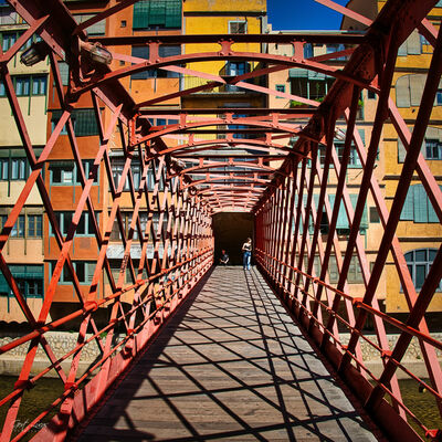 photography locations in Girona - Pont de les Peixateries Velles