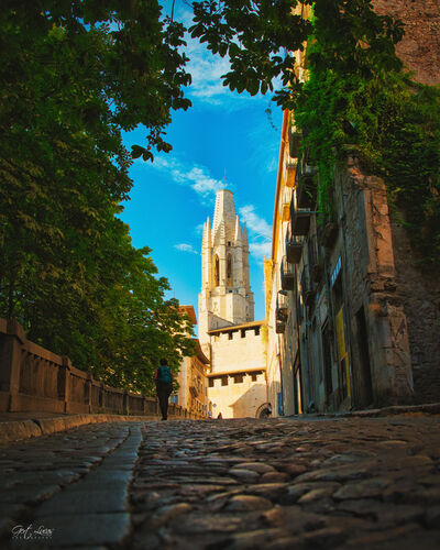 photo locations in Catalunya - Medieval streets of Girona