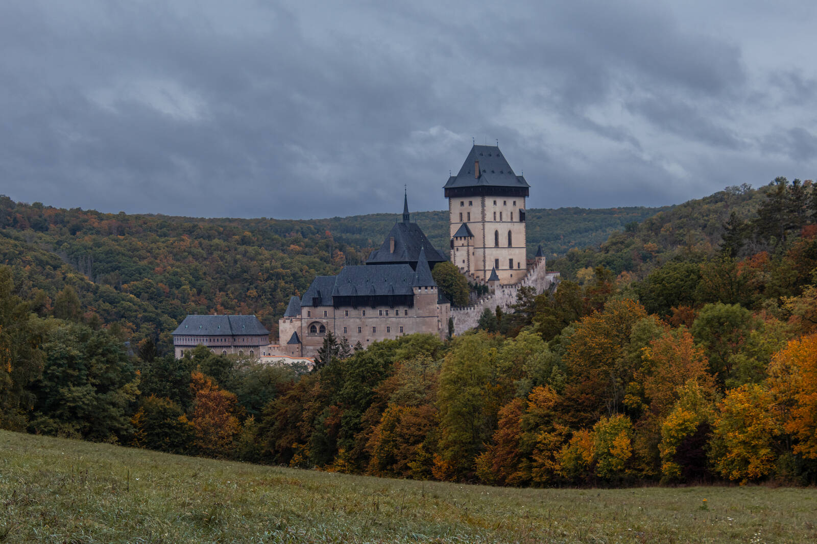 Image of View of Karstejn Castle by Anastasia Podrabinek