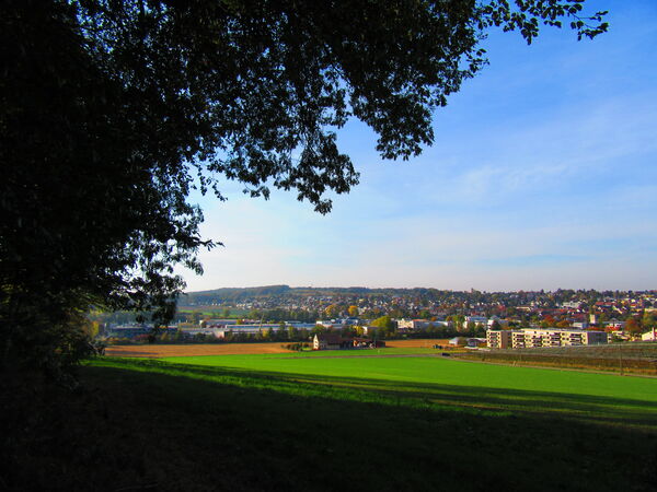 There you see part of Oberwil 
