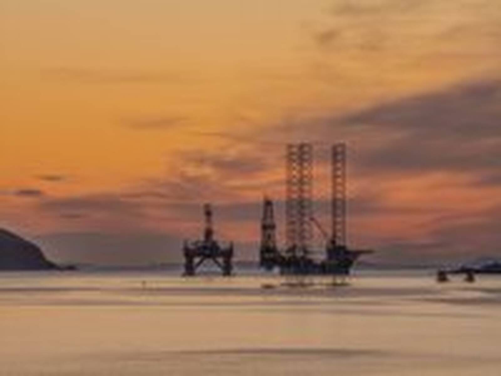 Image of Oil Rig Graveyard - Cromarty Firth by michael bennett