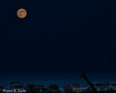 Full moon, Cape Point, Cape Hatteras National Seashore