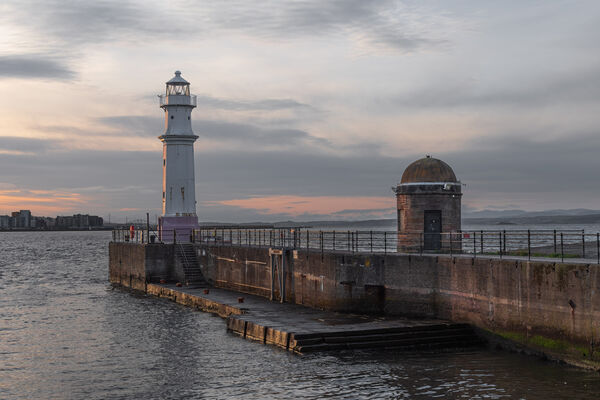Newhaven harbour lighthouse.