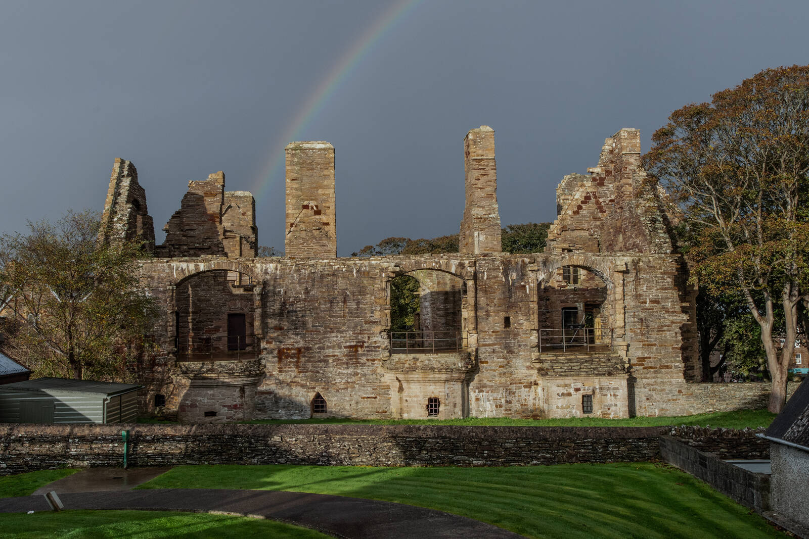 Image of The Bishop’s palace and Earls palace. by michael bennett