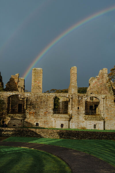 Kirkwall photo locations - The Bishop’s palace and Earls palace.