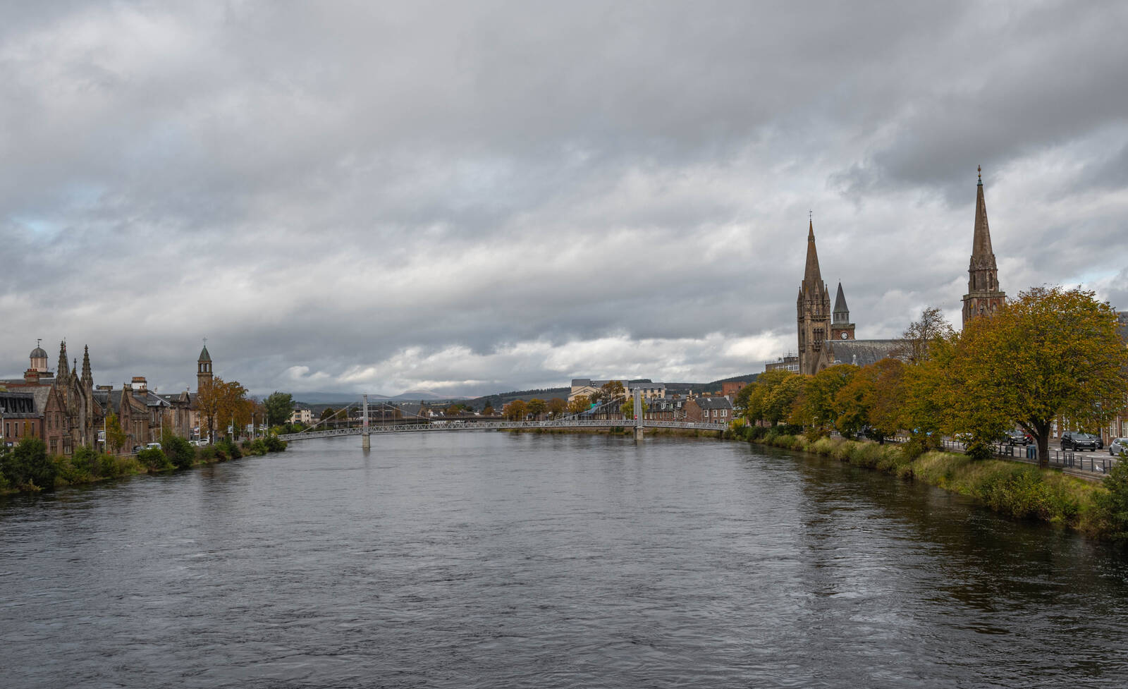 Image of River Ness at Inverness . by michael bennett